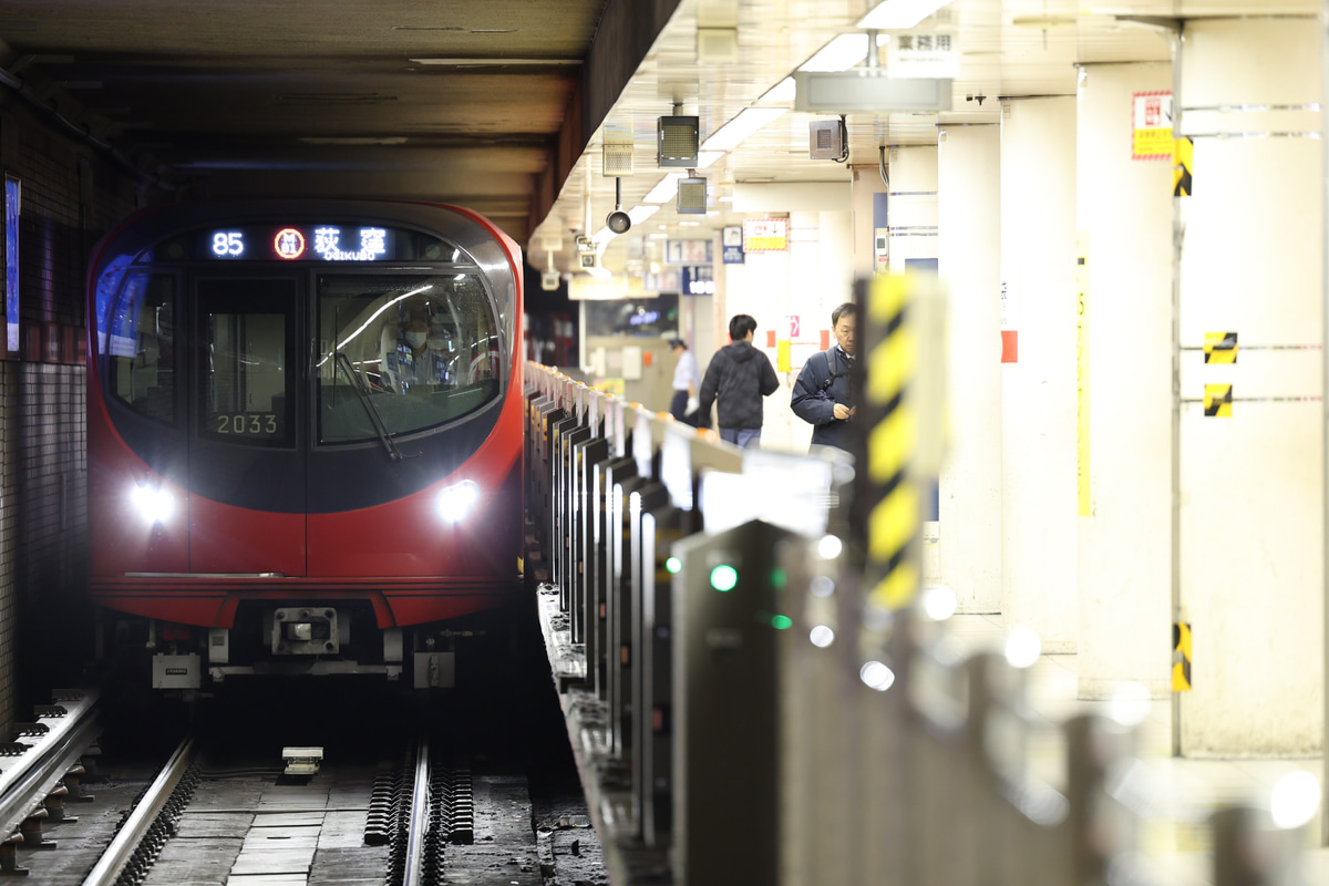 東京メトロ 中野検車区 2000系 2133F
