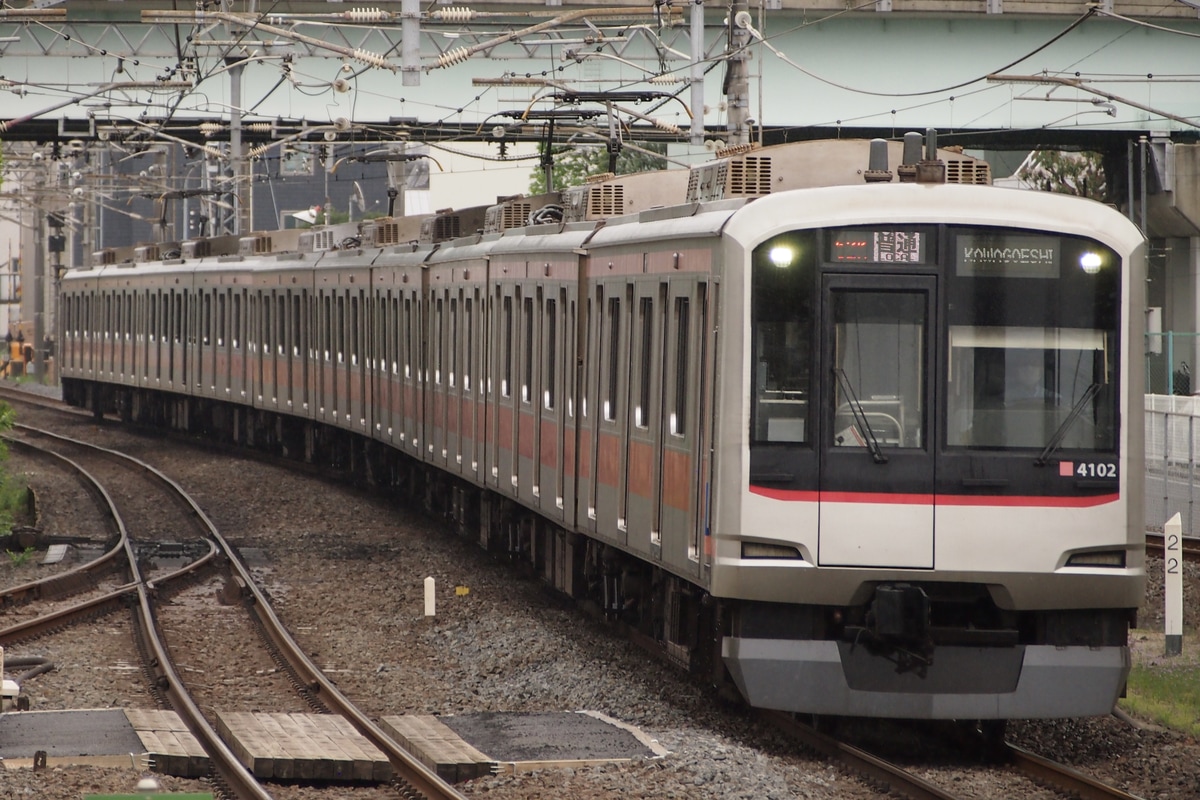 東急電鉄 元住吉検車区 5050系 4102F