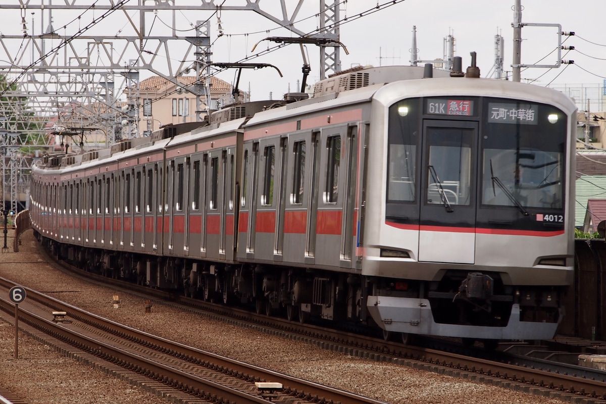 東急電鉄 元住吉検車区 5050系 4112F