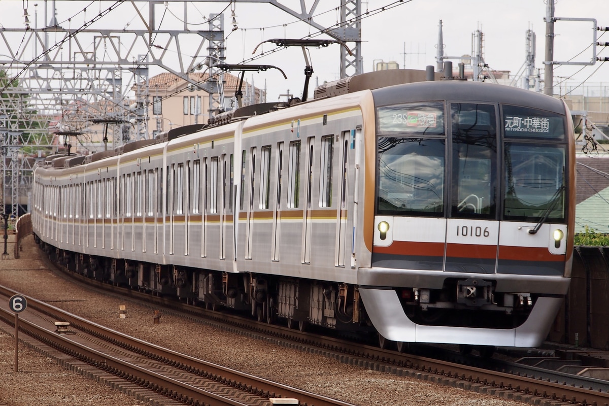 東京メトロ 和光検車区 10000系 10106F