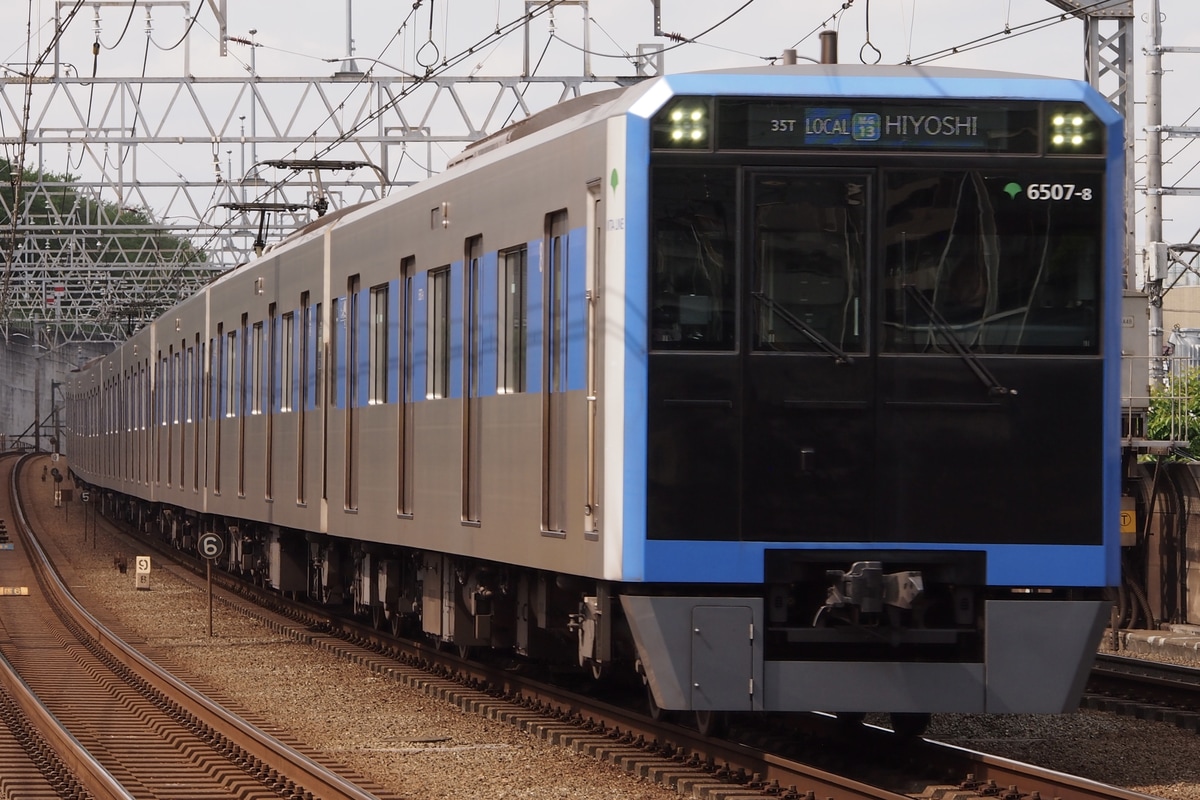 東京都交通局 志村車両検修場 6500形 6507F