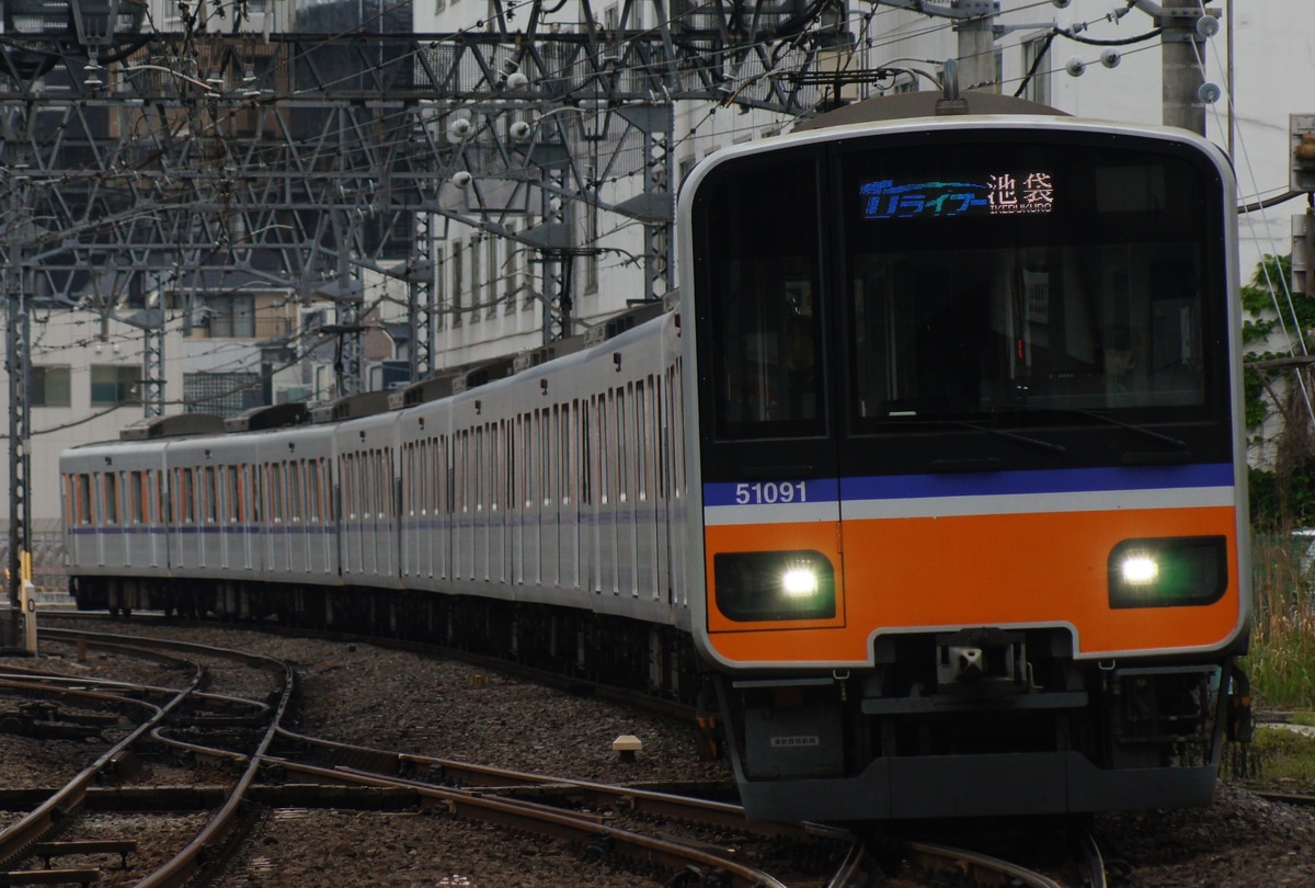 東武鉄道 森林公園検修区 50090系 51091F