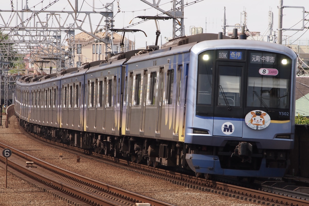 横浜高速鉄道 元住吉検車区 Y500系 Y512F