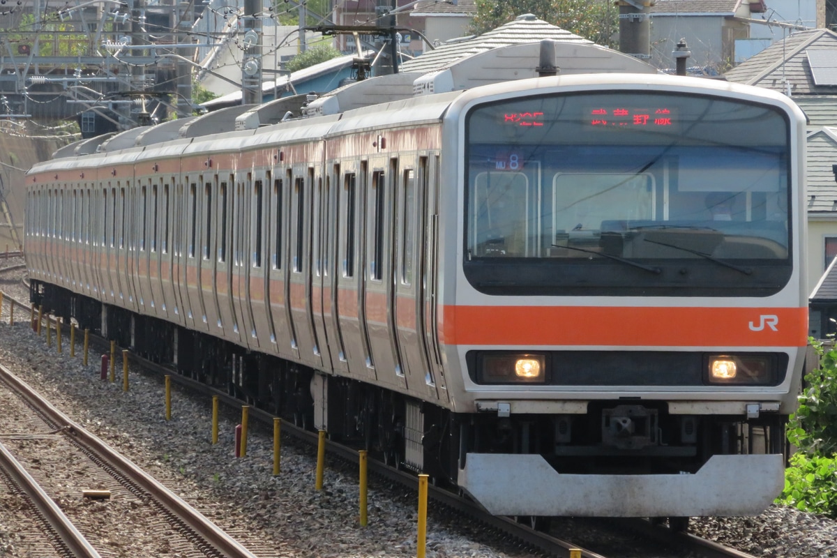 JR東日本 京葉車両センター E231系 ケヨMU8編成
