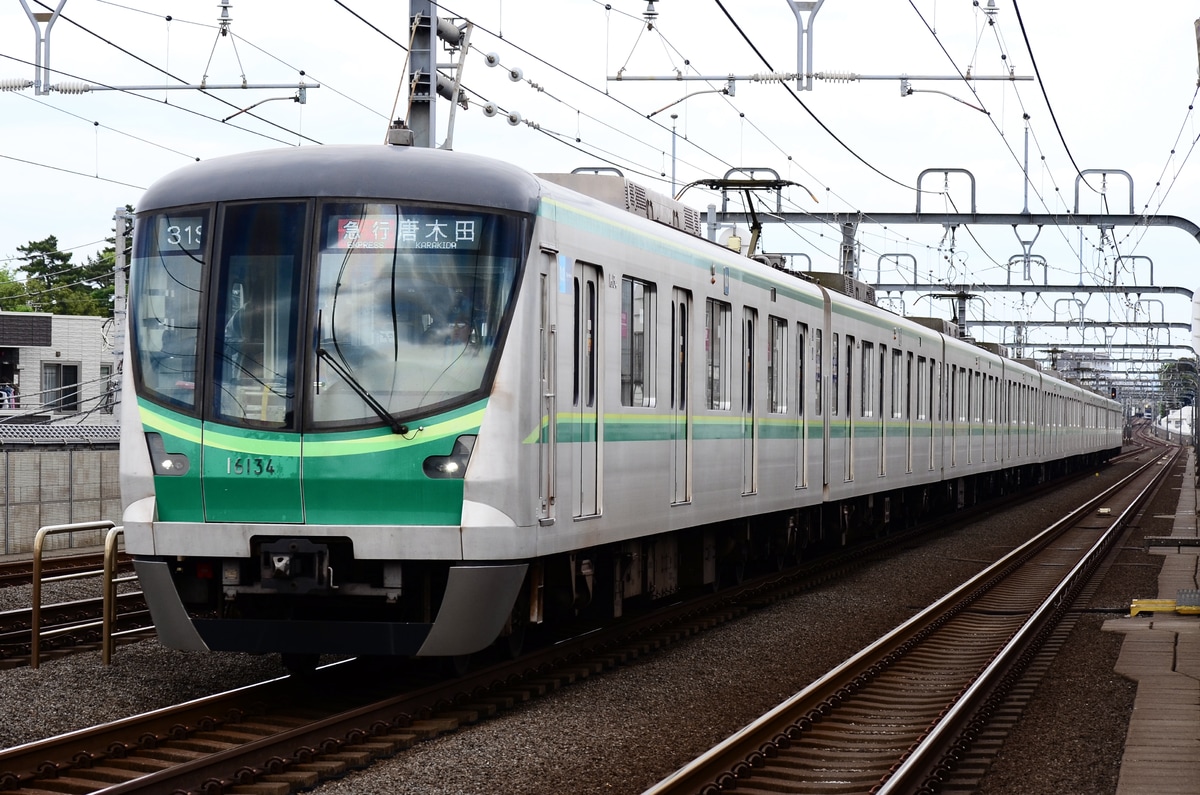東京メトロ 綾瀬検車区 16000系 16134F