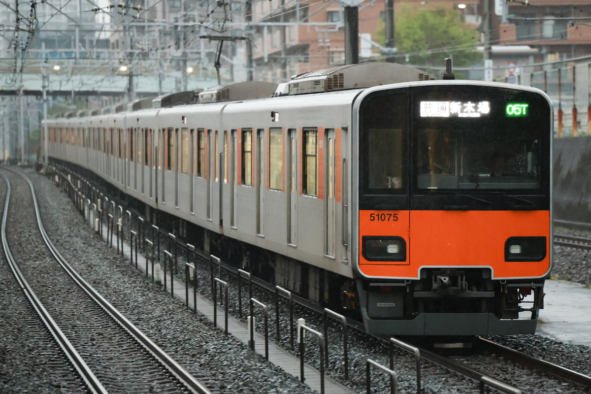 東武鉄道 森林公園検修区 50070型 51075F