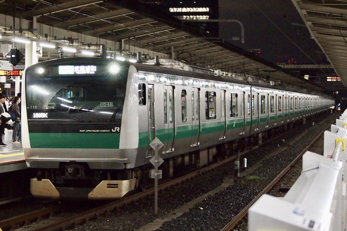 JR東日本 川越車両センター E233系 ハエ116編成