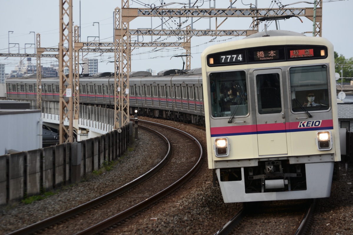 京王電鉄 若葉台検車区 7000系 7724F