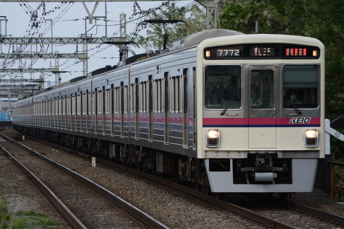 京王電鉄 若葉台検車区 7000系 7722F
