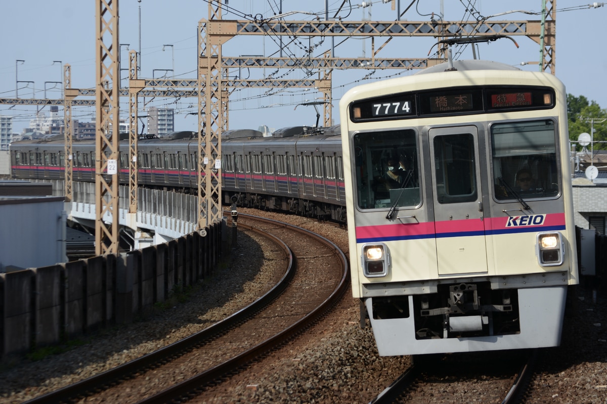 京王電鉄 若葉台検車区 7000系 7724F