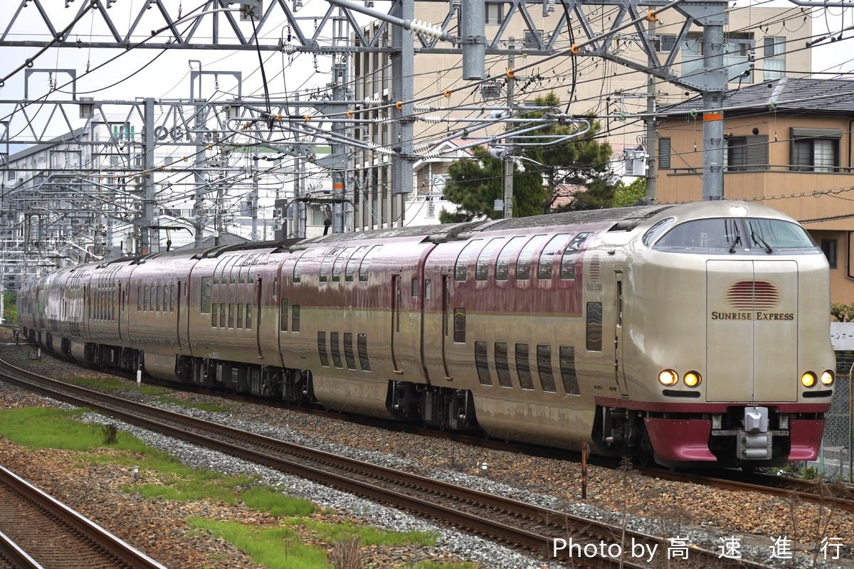 JR西日本 後藤総合車両所出雲支所 285系 I3編成