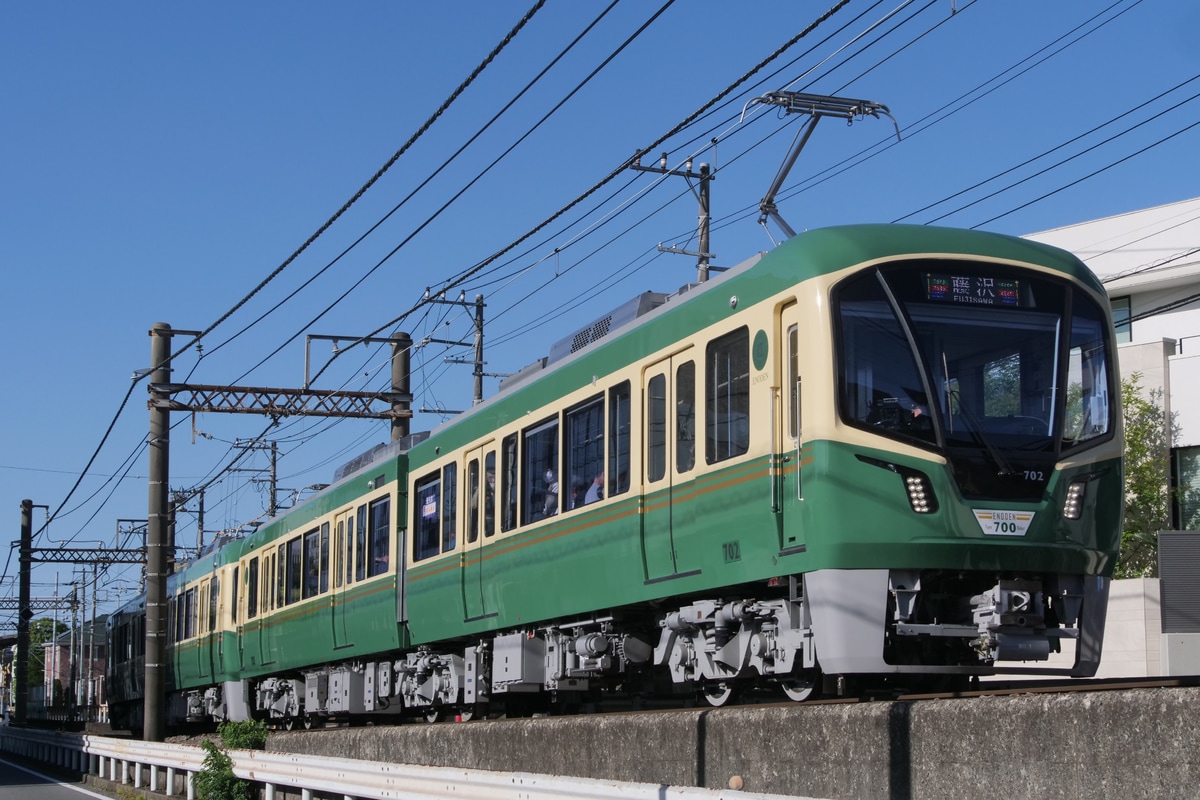 江ノ島電鉄 極楽寺検車区 700形 702F