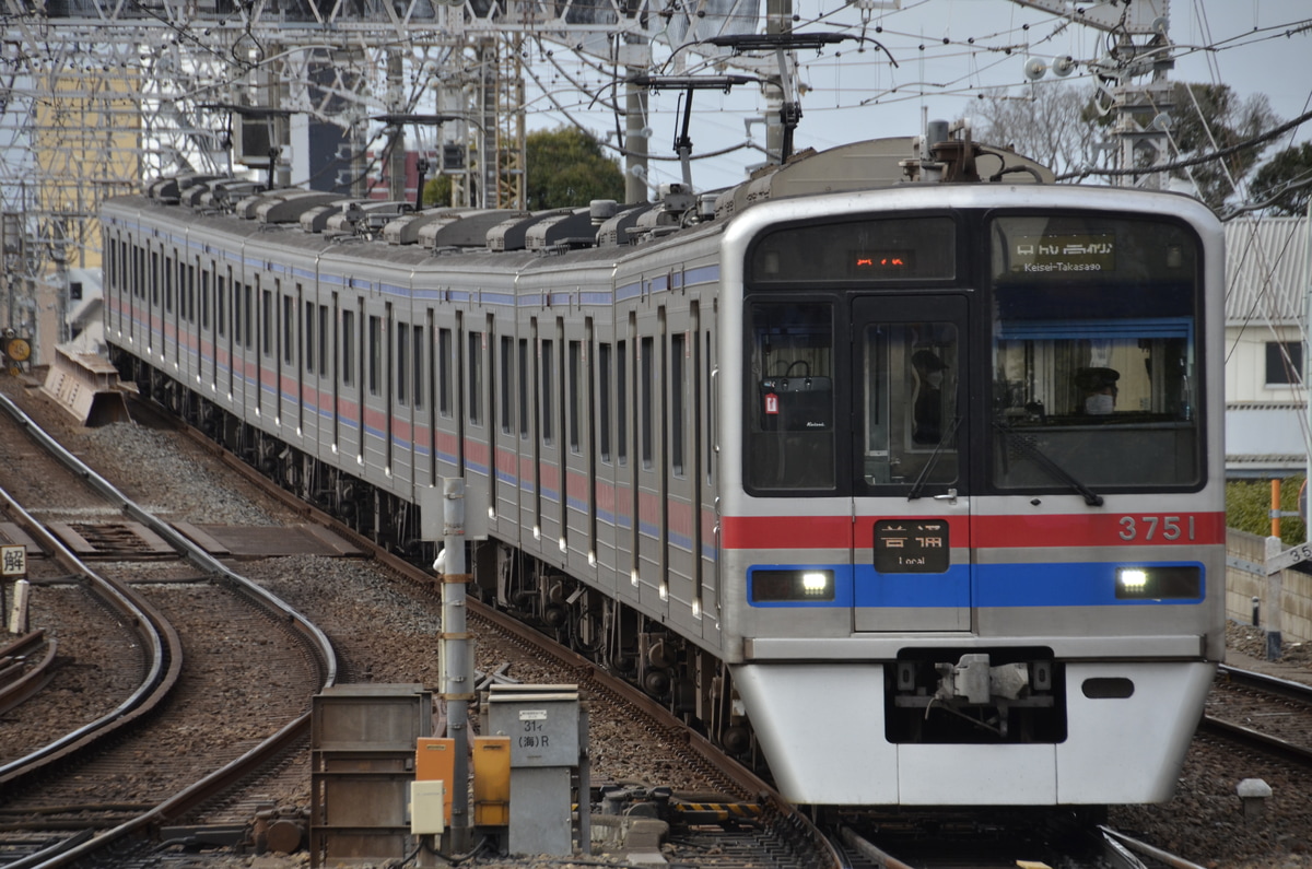 京成電鉄 宗吾車両基地 京成3700形 3758F