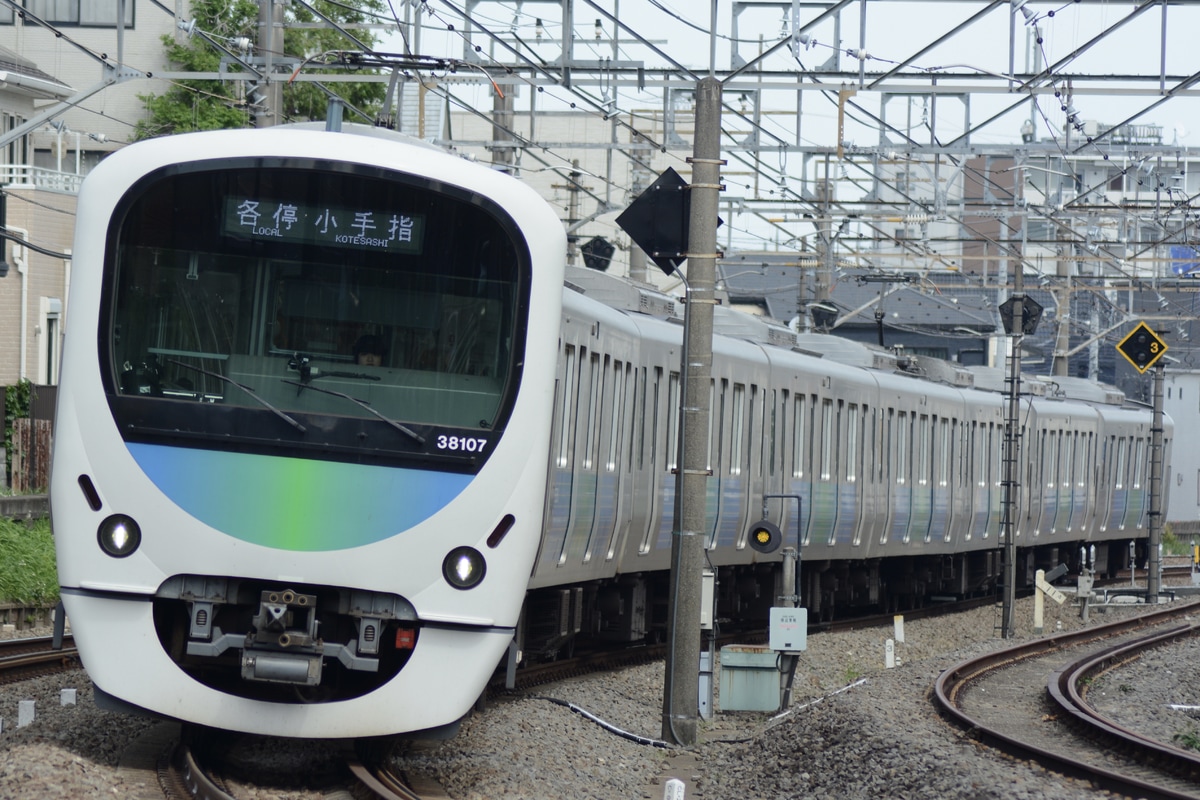 西武鉄道 武蔵丘車両基地 30000系 38107F