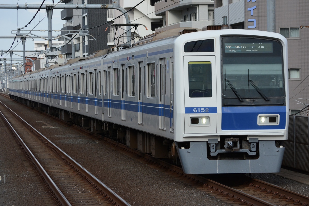 西武鉄道 武蔵丘車両基地 6000系 6152F