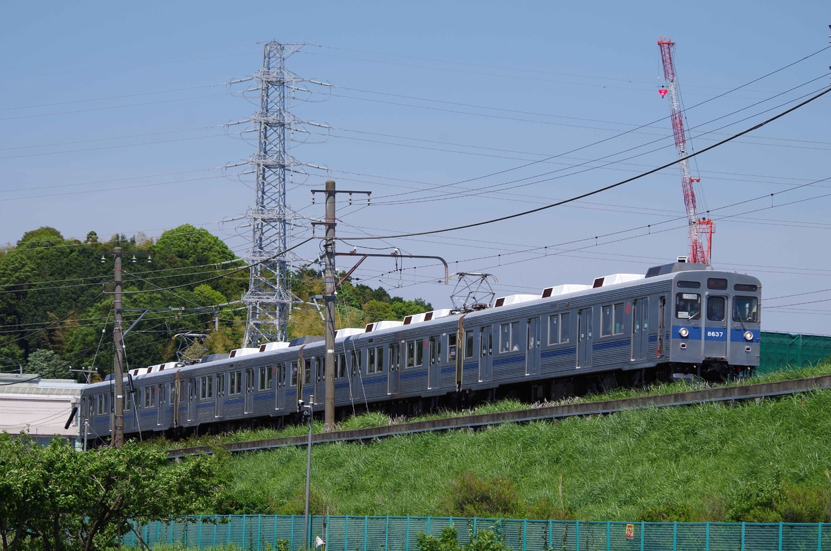 東急電鉄 長津田検車区 8500系 8637編成
