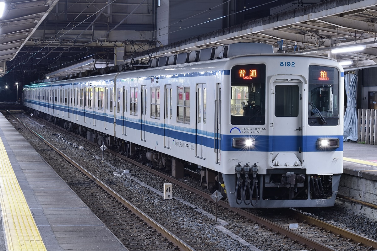 東武鉄道 南栗橋車両管区七光台支所 8000系 8192F