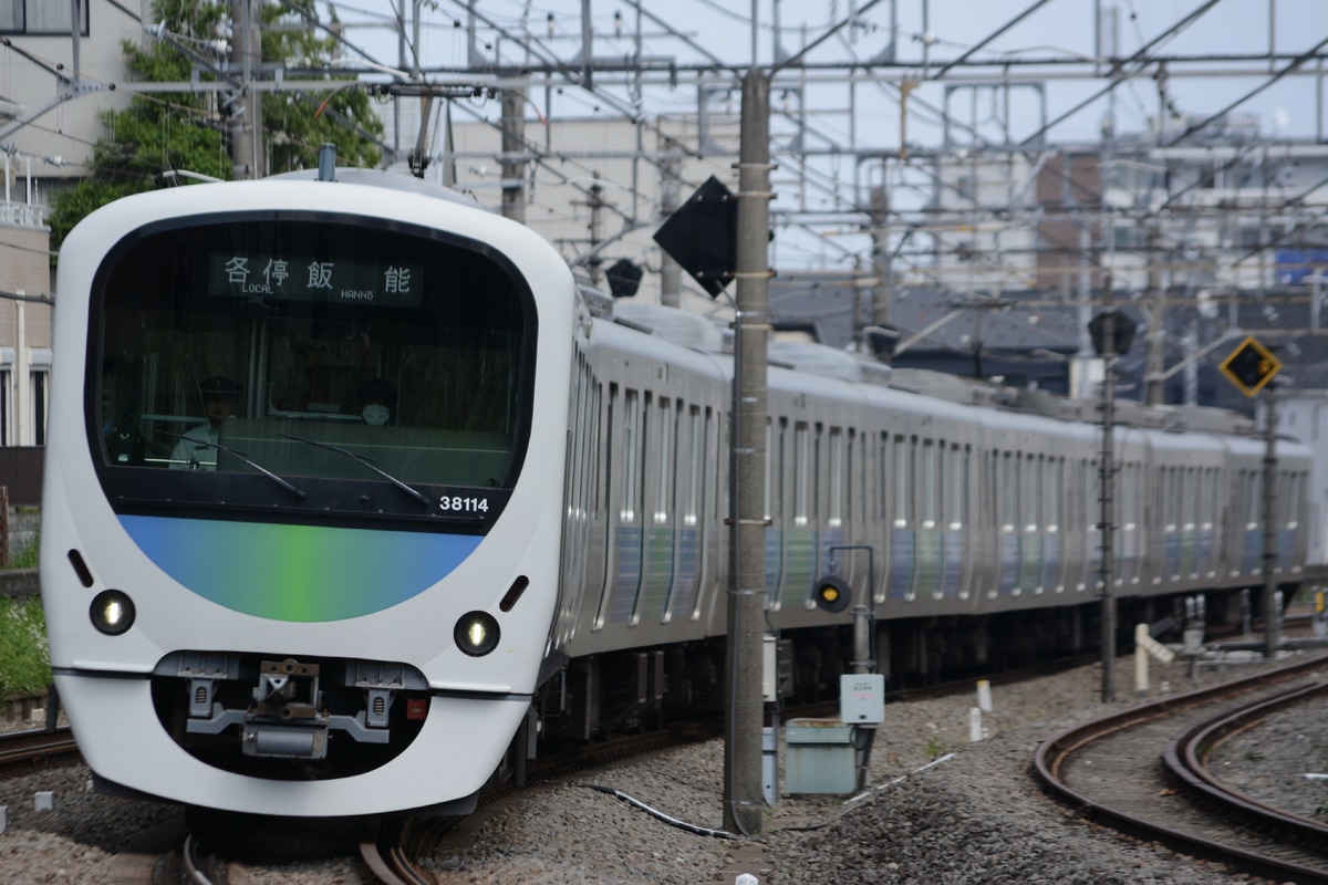 西武鉄道 武蔵丘車両基地 30000系 38114F