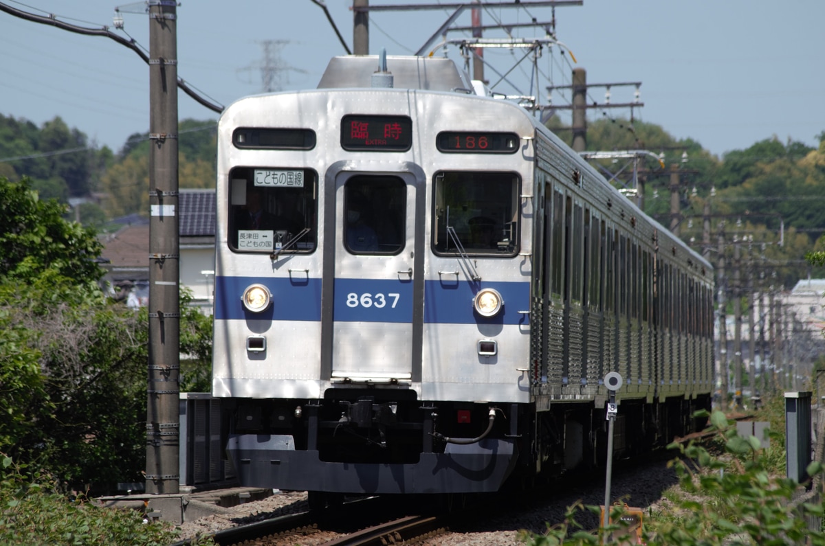 東急電鉄 長津田検車区 8500系 8637編成