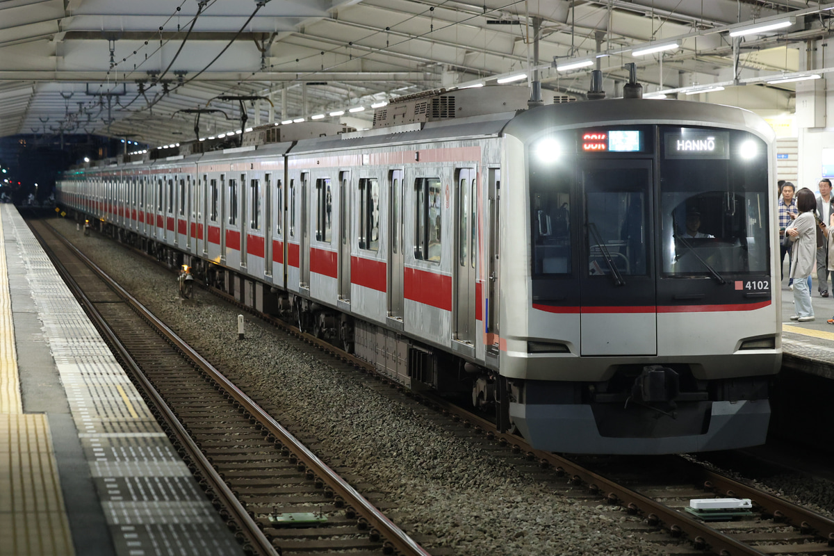 東急電鉄 元住吉検車区 5050系 4102F