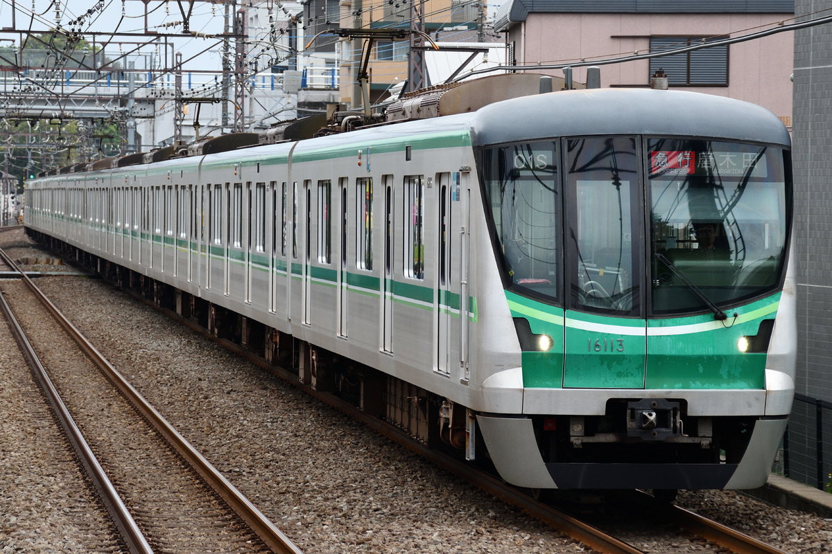 東京メトロ 綾瀬検車区 16000系 16113F