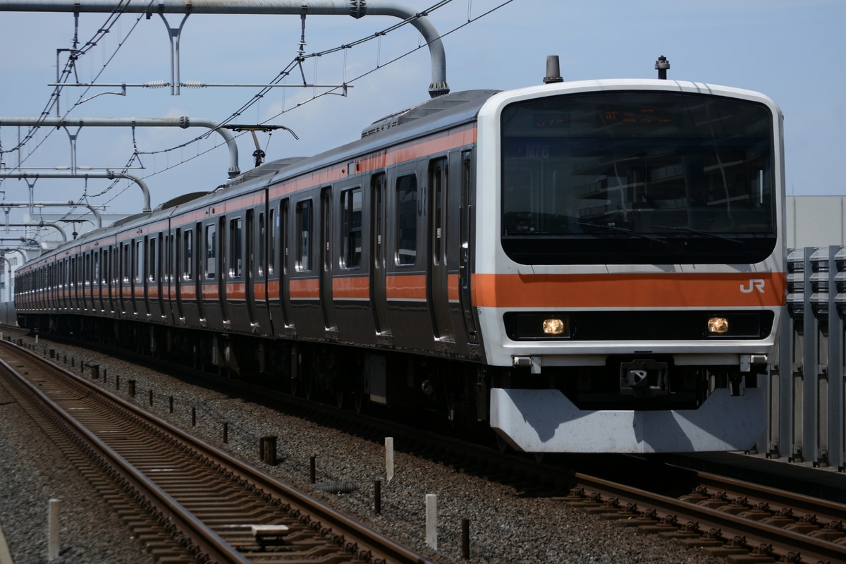 JR東日本 京葉車両センター 209系 ケヨM76編成