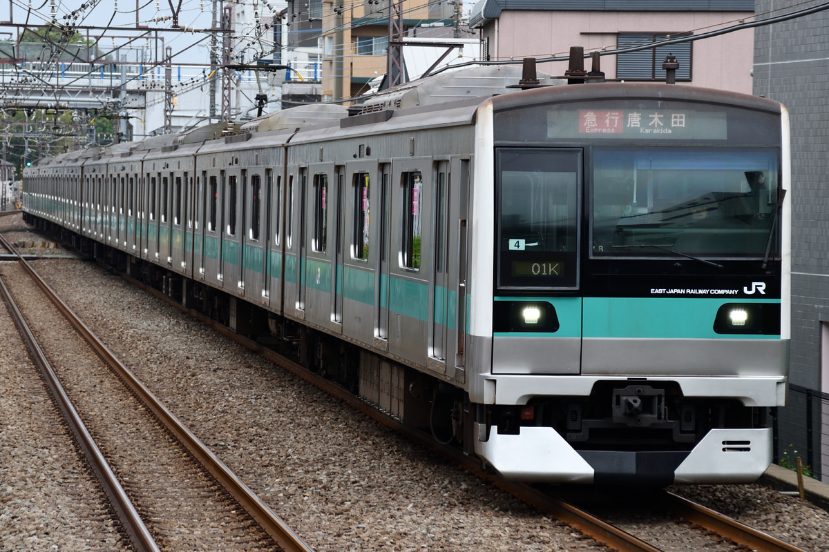 JR東日本 松戸車両センター E233系 マト4編成