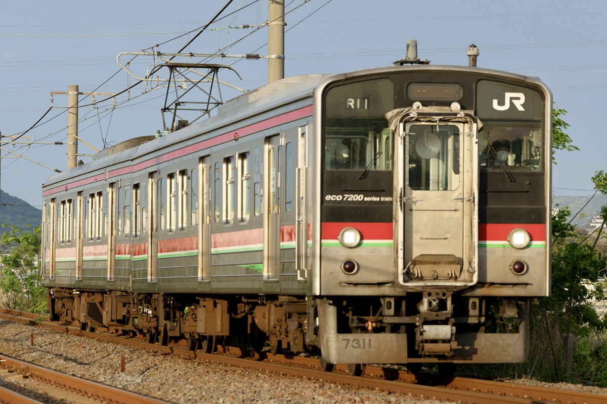 JR四国 高松運転所 7200系 R11編成