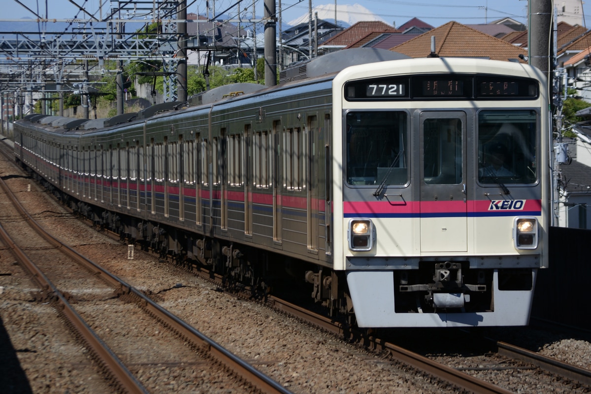京王電鉄 若葉台検車区 7000系 7721F