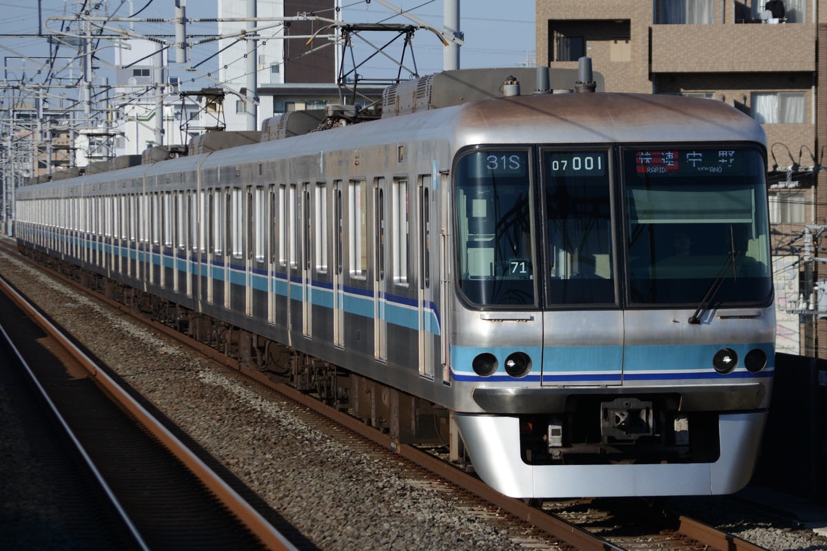 東京メトロ 深川検車区 07系 07-101F