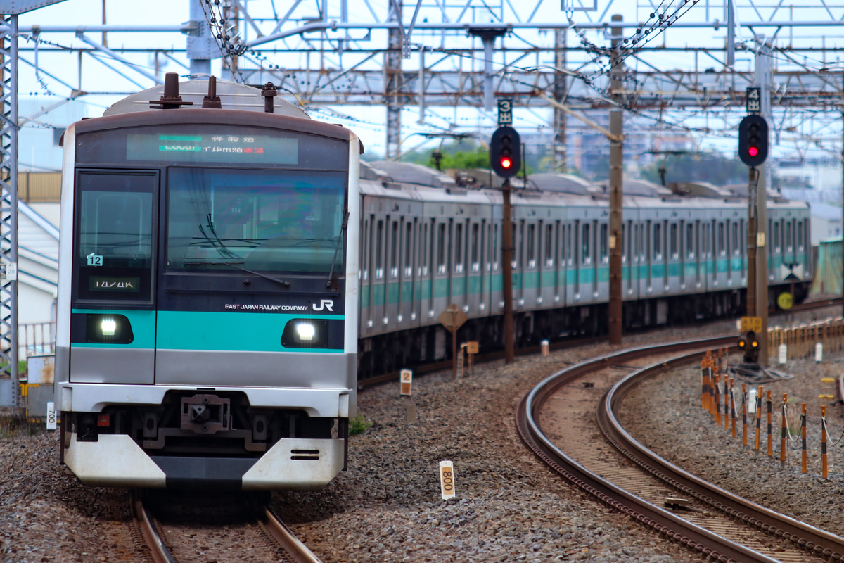 JR東日本 松戸車両センター我孫子派出所 E233系 マト12編成