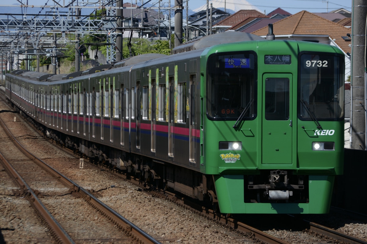 京王電鉄 若葉台検車区 9000系 9732F