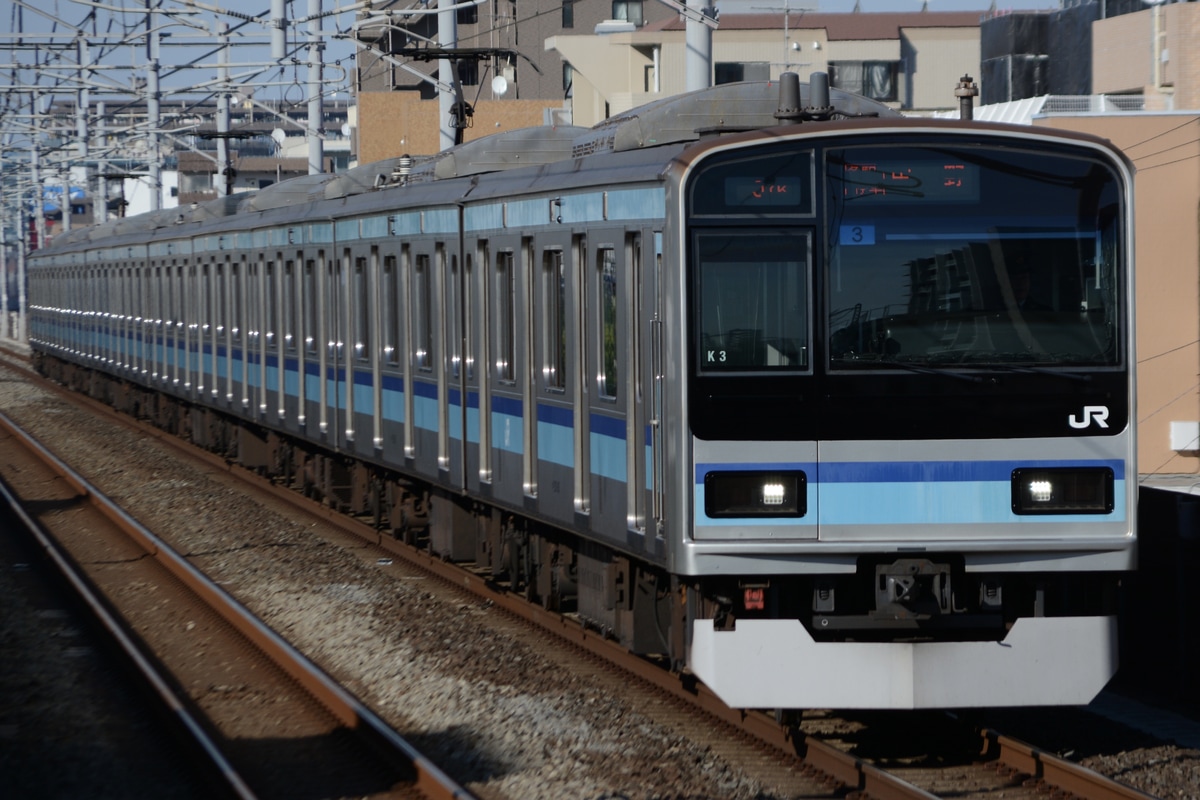 JR東日本 三鷹車両センター E231系 ミツK3編成