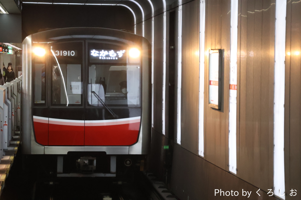 大阪市高速電気軌道 中百舌鳥検車場 30000系 31610F