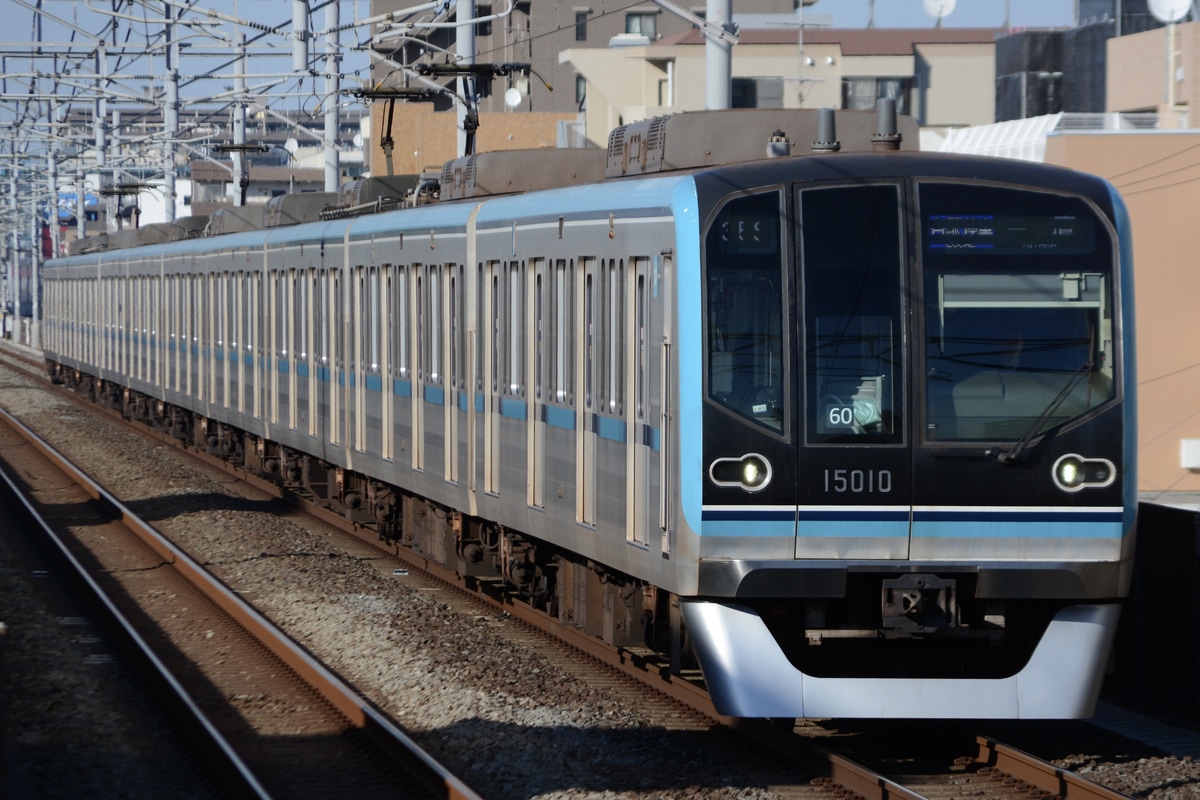 東京メトロ 深川検車区 15000系 15110F
