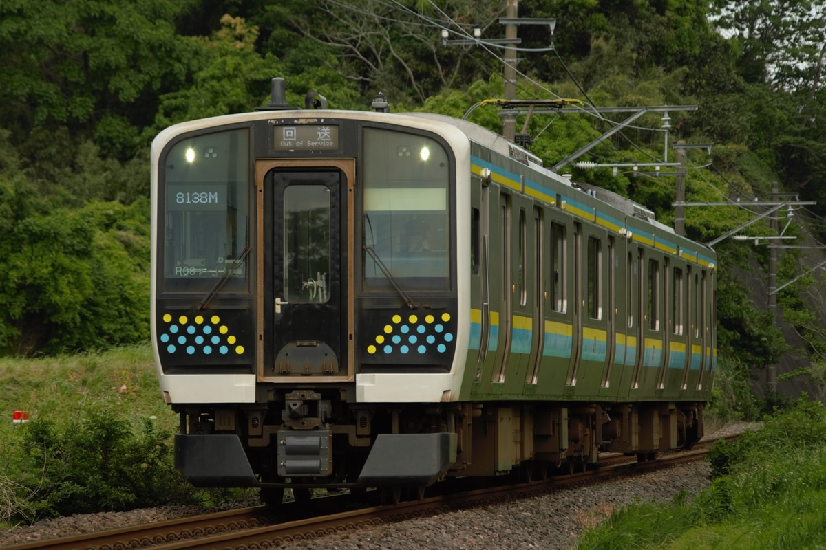 JR東日本 幕張車両センター本区 E131系 マリR08編成