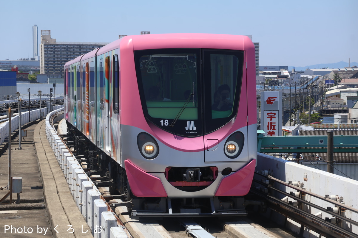 大阪市高速電気軌道 南港検車場 200系 201-18F