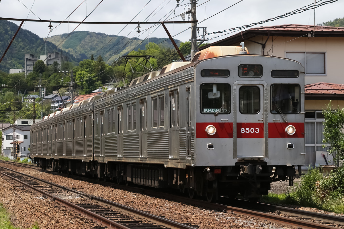 長野電鉄 須坂車両工場 8500系 T3編成
