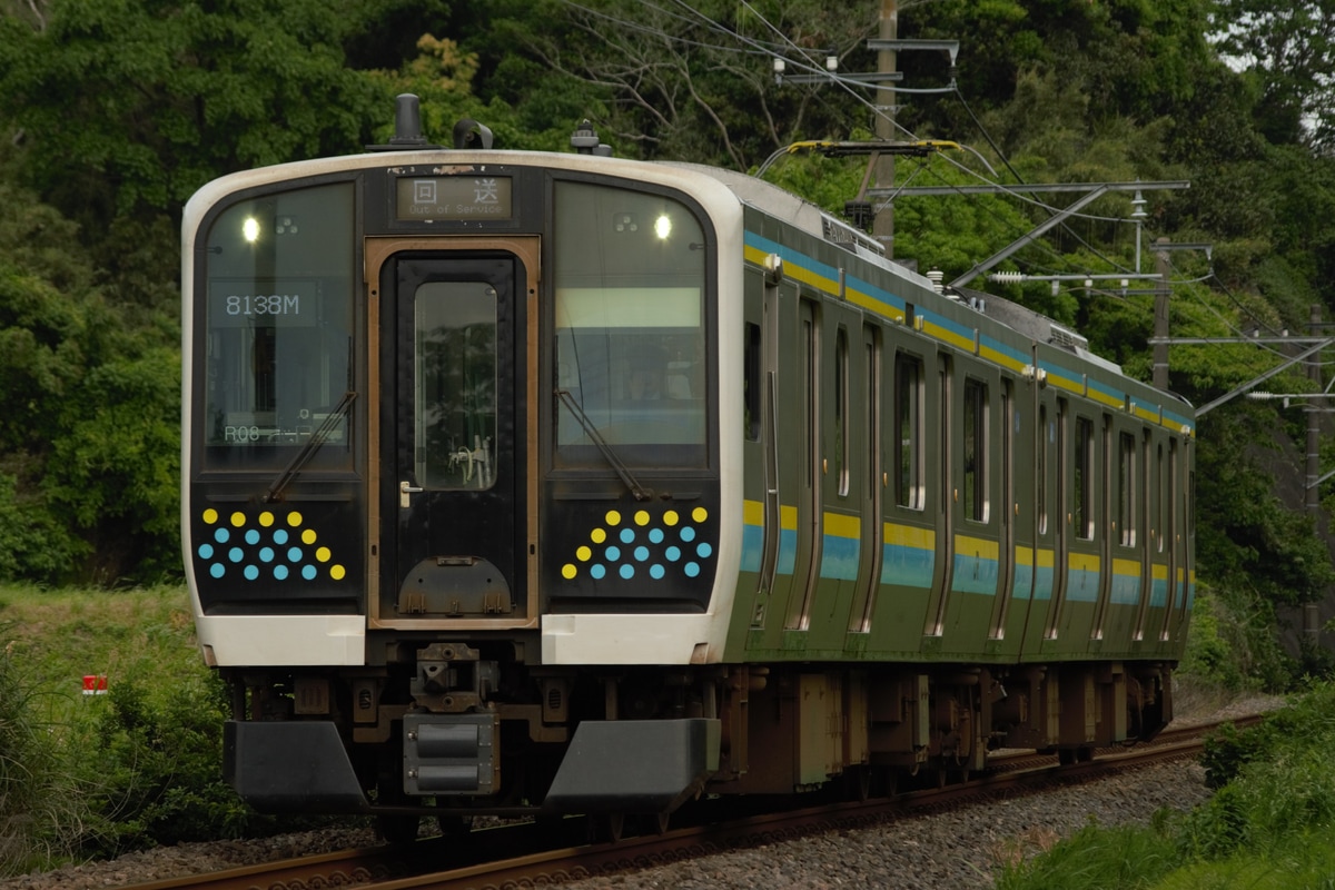 JR東日本 幕張車両センター本区 E131系 マリR08編成