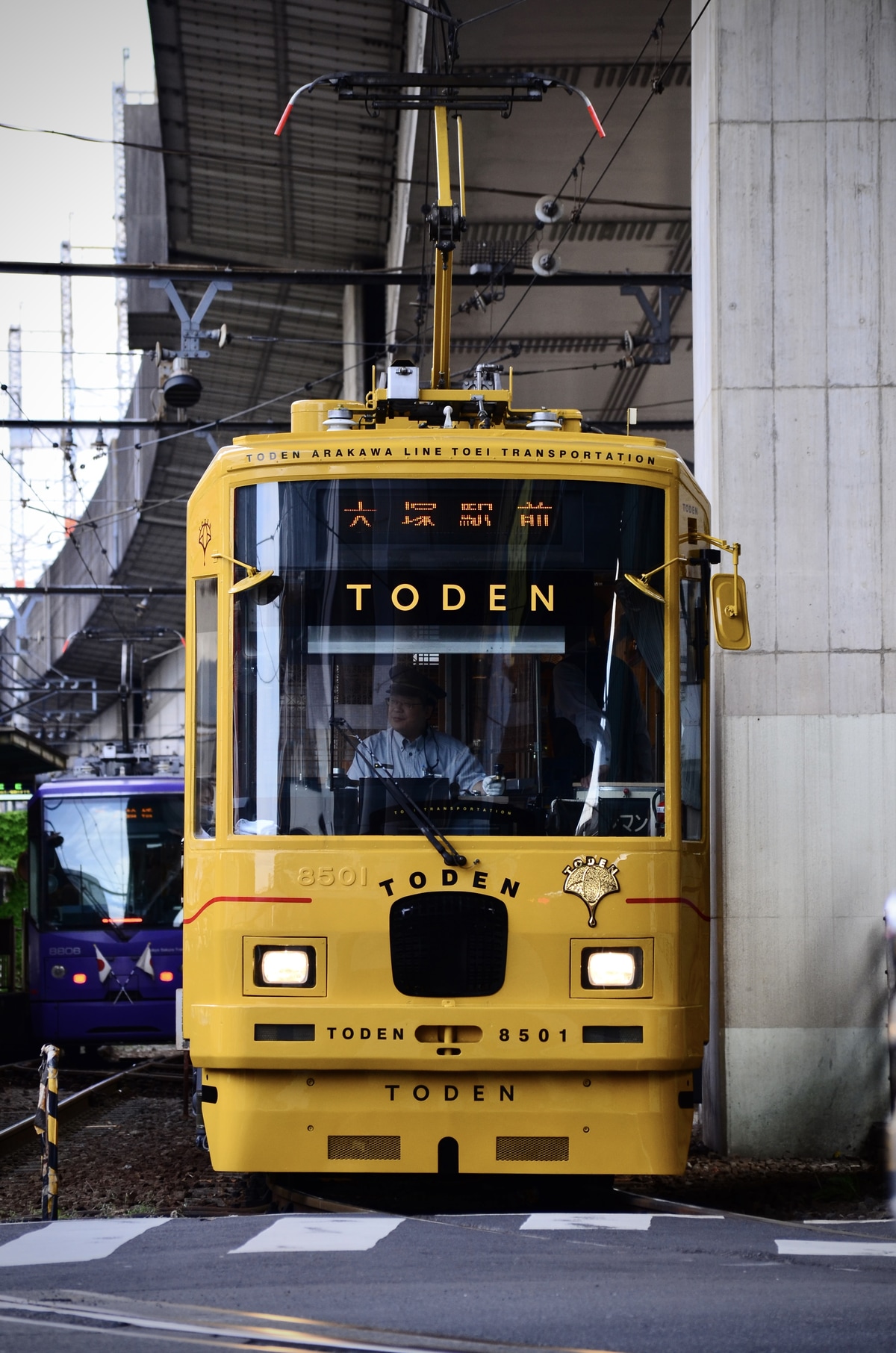 東京都交通局 荒川車両検修所 8500形 8501