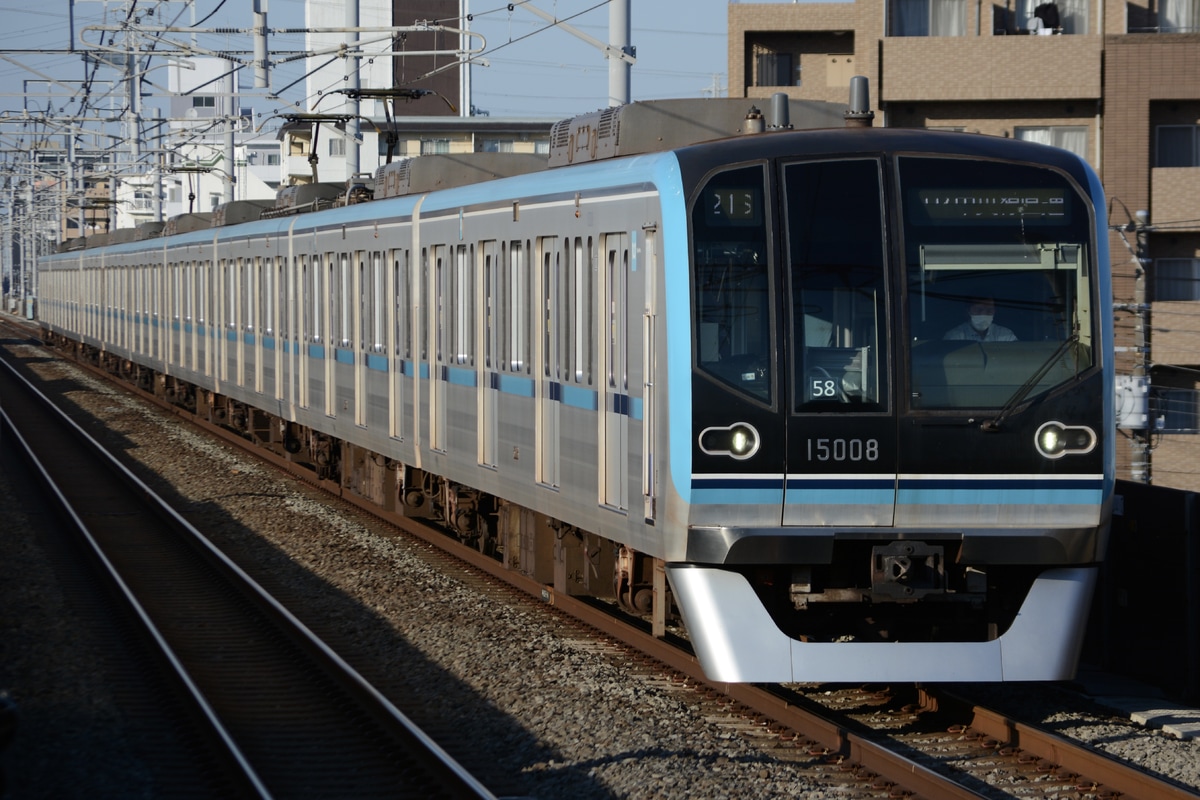 東京メトロ 深川検車区 15000系 15108F