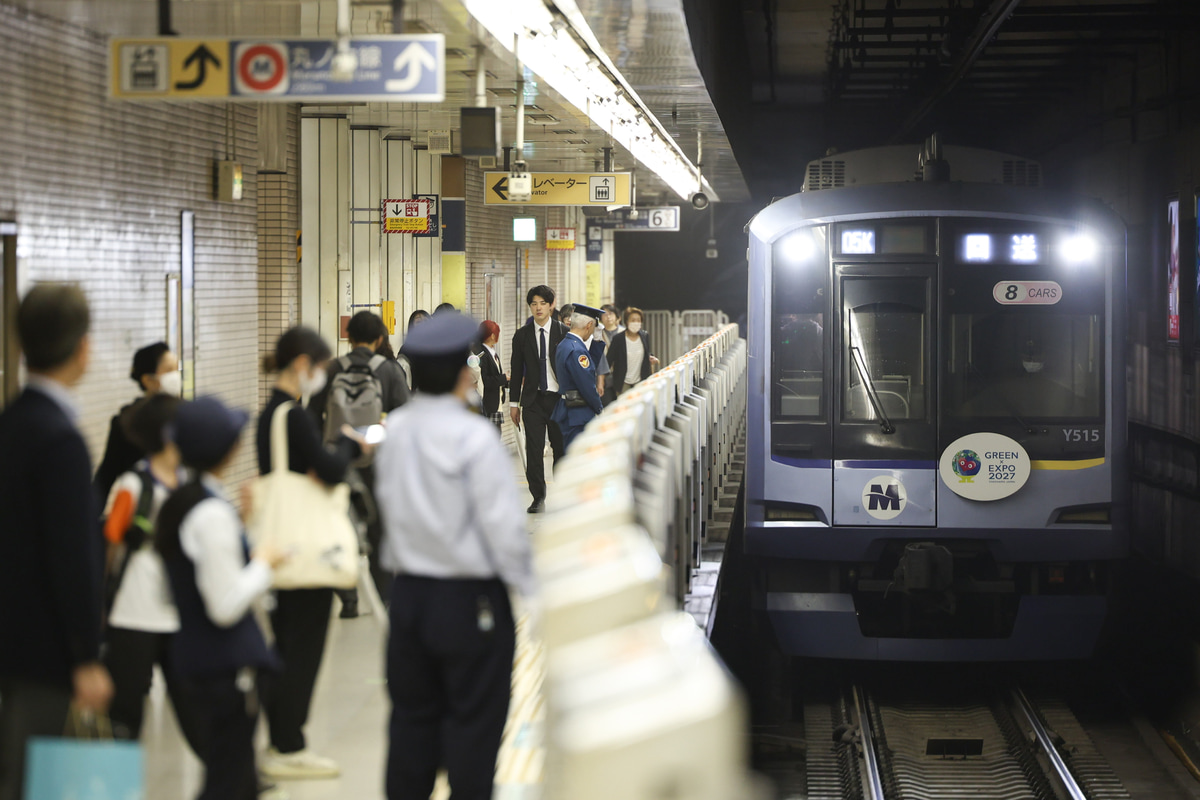 横浜高速鉄道 元住吉検車区 Y500系 Y514F