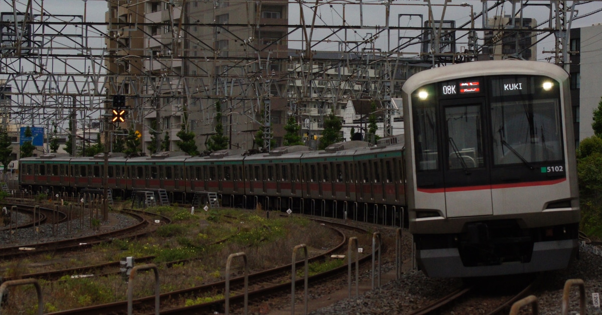 東急電鉄 長津田検車区 5000系 5102F
