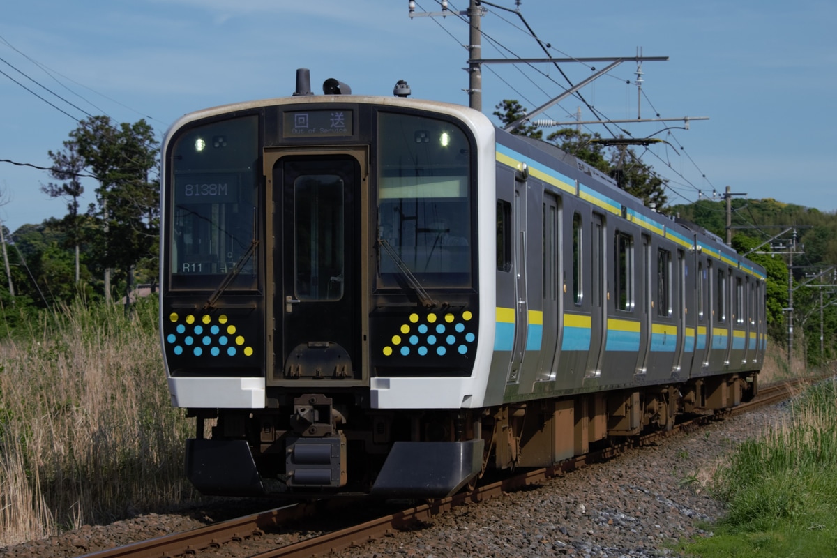 JR東日本 幕張車両センター本区 E131系 マリR11編成