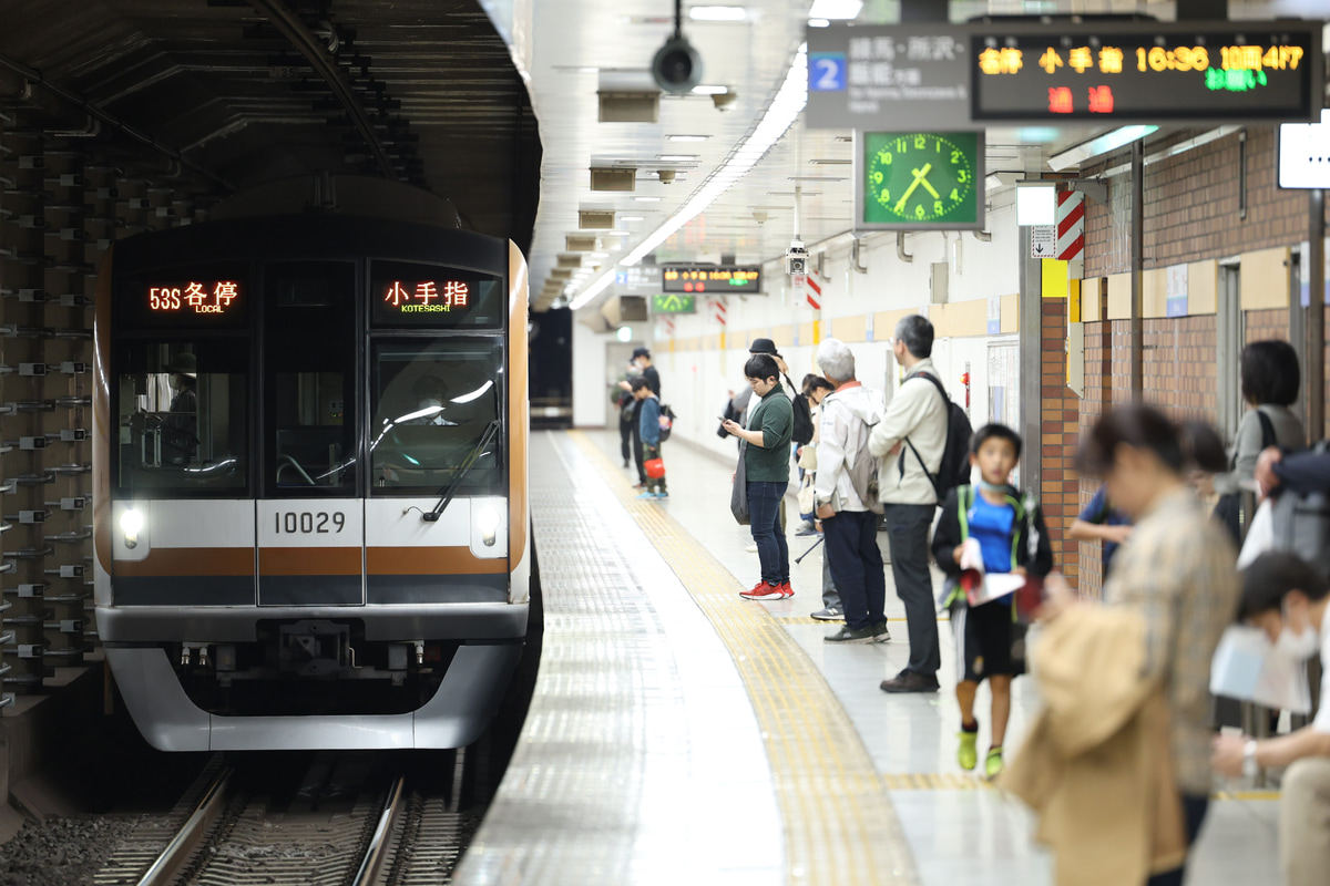 東京メトロ 和光検車区 10000系 10129F
