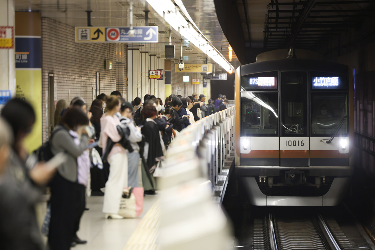 東京メトロ 和光検車区 10000系 10116F