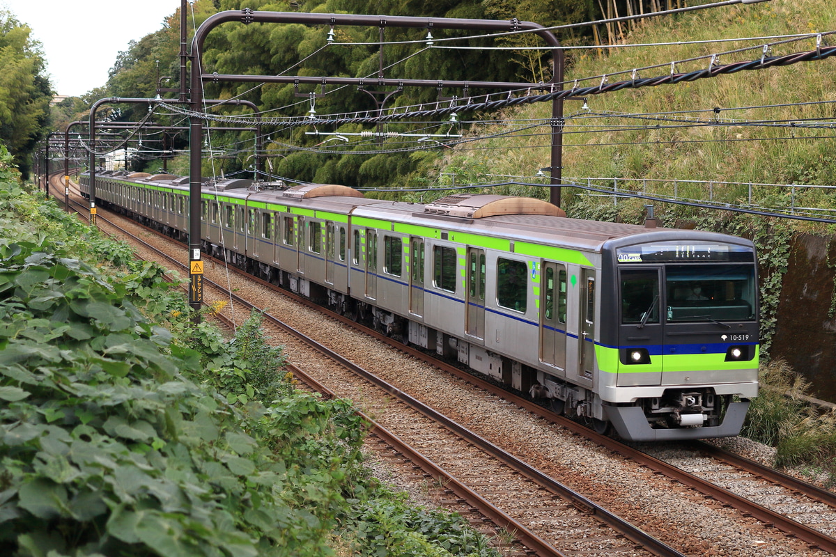 東京都交通局 大島車両検修場 10-300形 10-510F