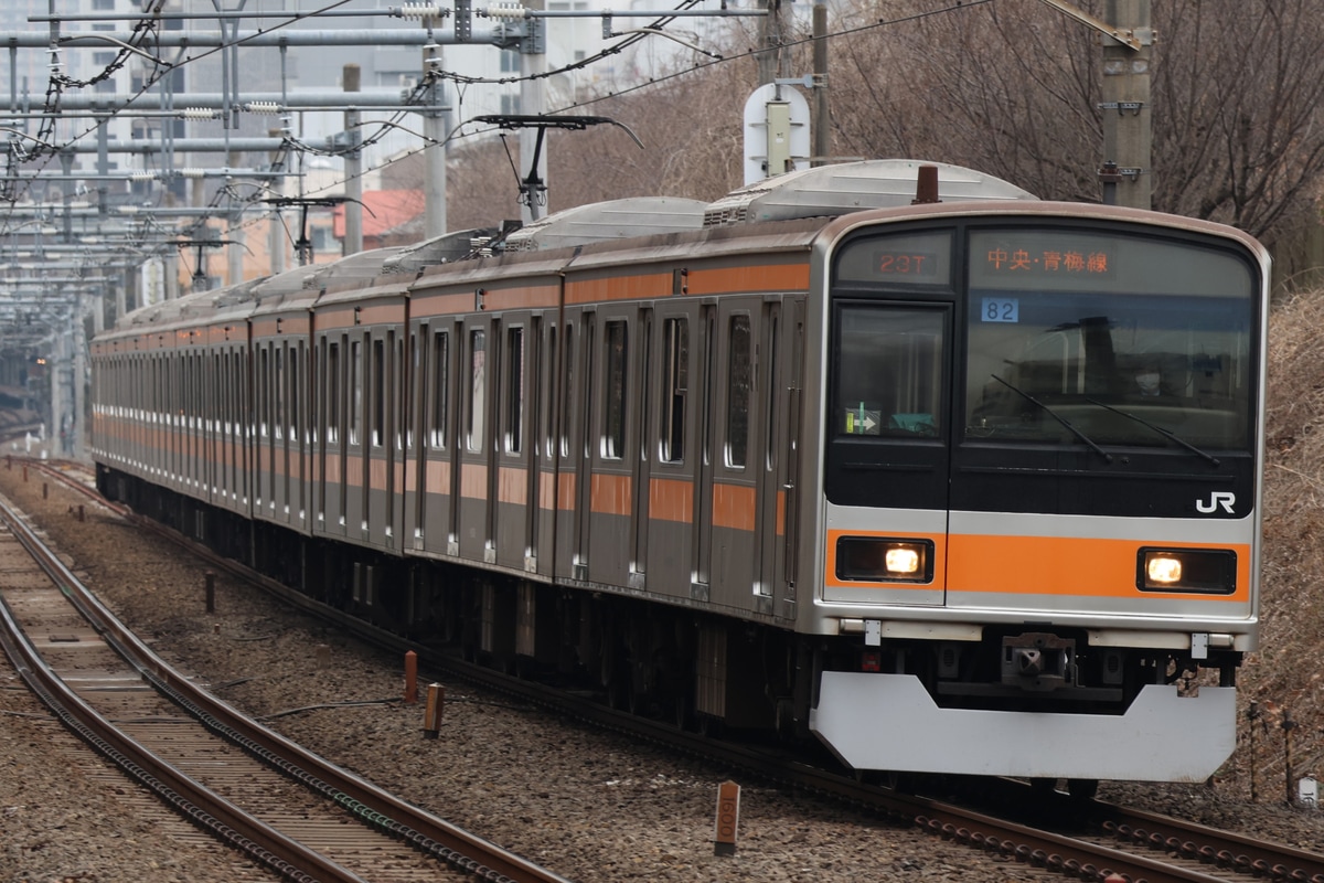 JR東日本 豊田車両センター本区 209系 トタ82編成