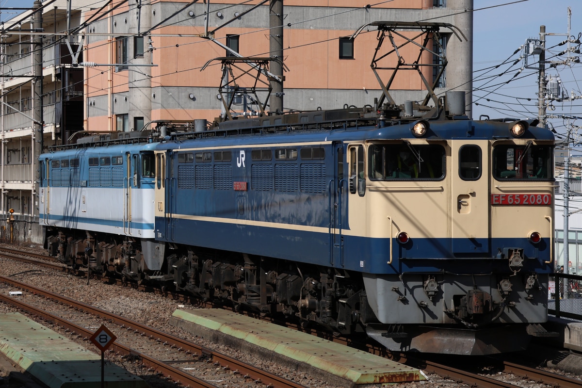 JR貨物 新鶴見機関区 EF65 2080