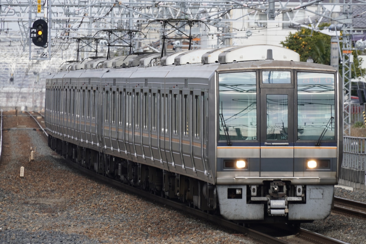 JR西日本 網干総合車両所明石支所 207系 S60編成